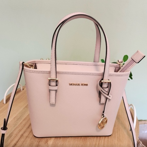 Michael Kors Jet Set Travel Extra-Small Saffiano Leather Top-Zip Tote Bag - Picture 5 of 5